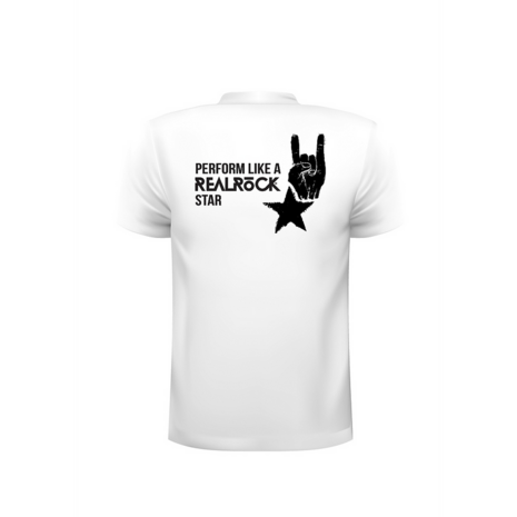RealRock T-Shirt - White - Large