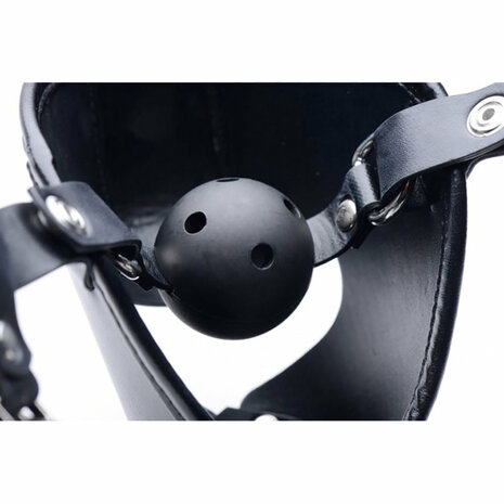 Pup - Puppy Play Mask + Breathable Ball Gag