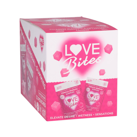 Female Sensual Gummies - 12 pack - 2 pcs per pack - 0.3 oz / 9 gram