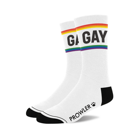 Gay Socks - White/Pride