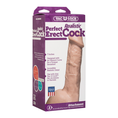Perfectly Erect Realistic Cock