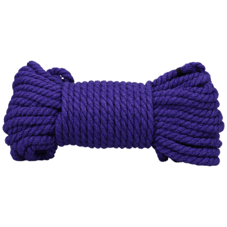 Bind and Tie - 6 mm Hemp Bondage Rope - 50 ft - Violet