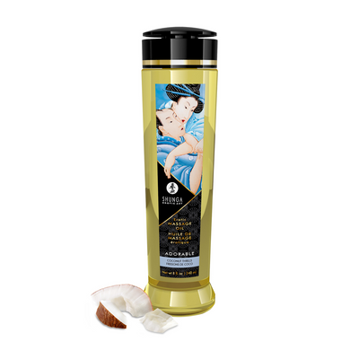 Erotic Massage Oil - Coconut Thrills - 8 fl oz / 240 ml