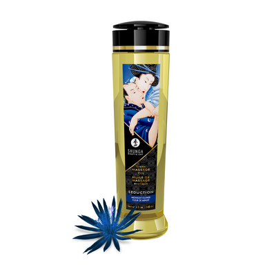 Erotic Massage Oil - Midnight Flower - 8 fl oz / 240 ml