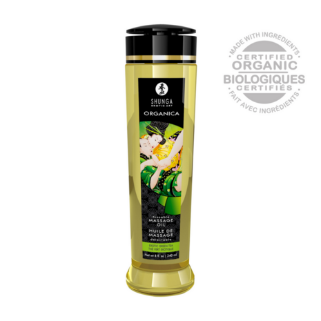 Organica Massage Oil - Green tea - 8 fl oz / 240 ml