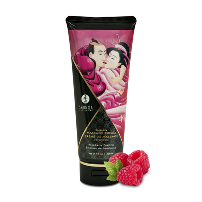Kissable Massage Cream - Rasberry Feeling - 7 floz / 200 ml