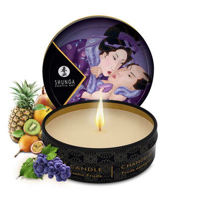 Mini Massage Candle - Exotic Fruits - 1 oz / 30 ml