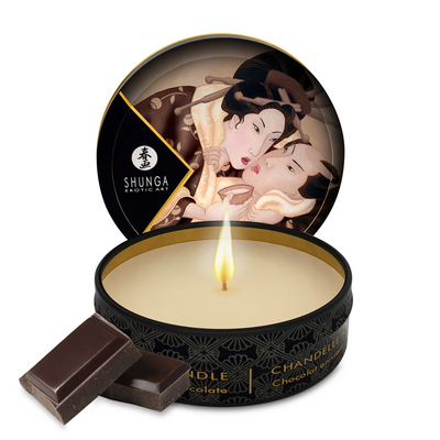 Mini Massage Candle - Intoxicating Chocolate - 1 oz / 30 ml