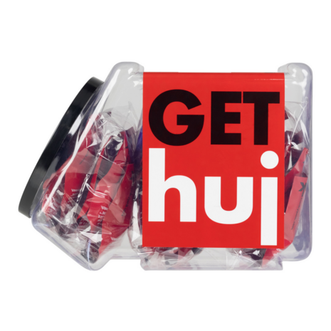 HujTub - Countertop Bin 15 pcs - Huj Single Cockrings - Tar / Ice / Cobalt