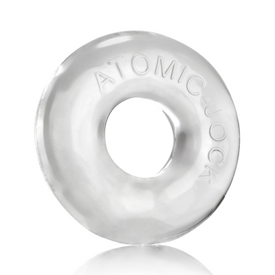 Do-Nut-2 - Jelly Cockring with Flat Inner Chamber - Clear