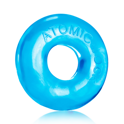 Do-Nut-2 - Jelly Cockring with Flat Inner Chamber - Ice Blue