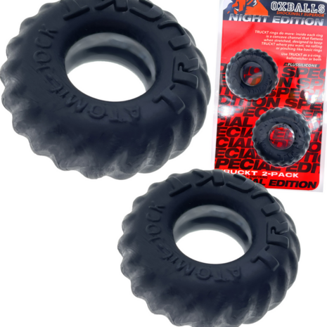 Truckt - 2-pack Stretchy Cockring - Night